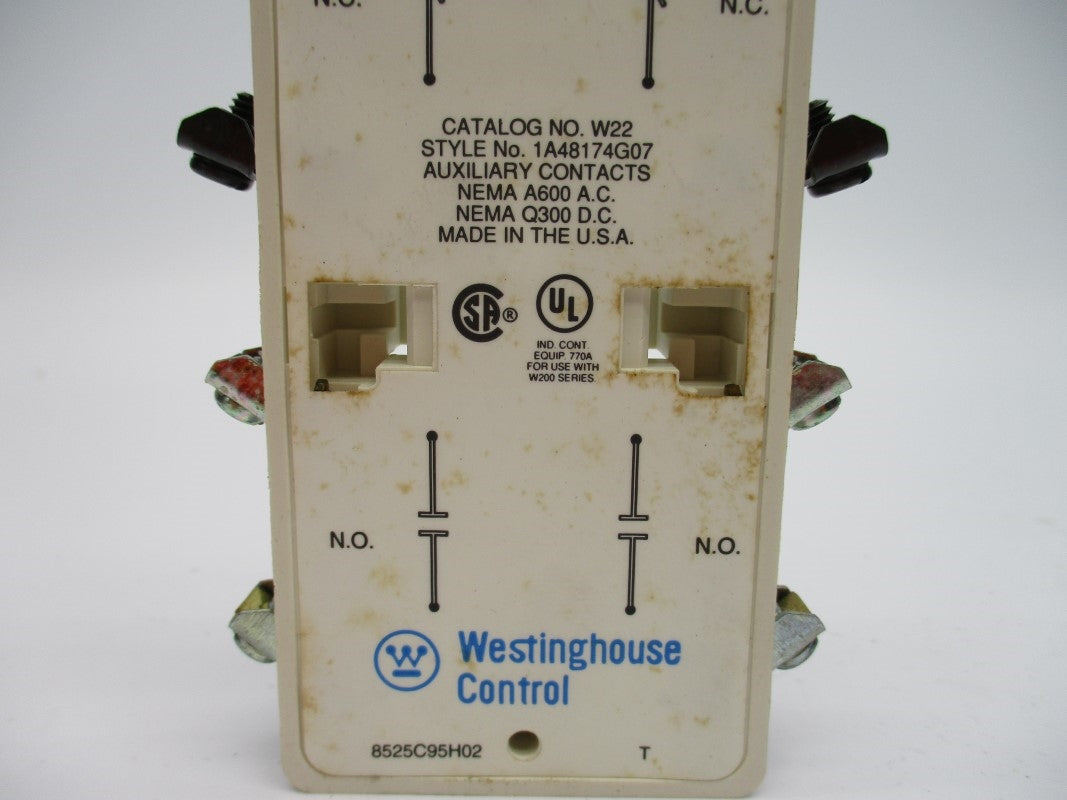 WESTINGHOUSE W22 1A48174G07 UNMP