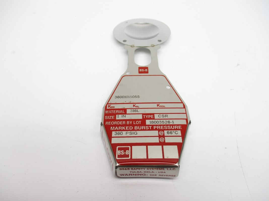 BS&B SAFETY SYSTEMS 18003526-1 360PSI 66'C NSMP