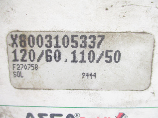 ASCO X8003105337 110/120V NSMP