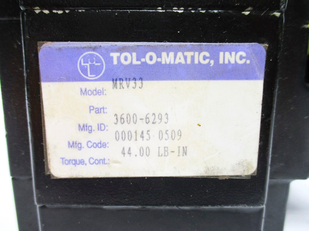 TOL-O-MATIC MRV33 3600-6293 UNMP