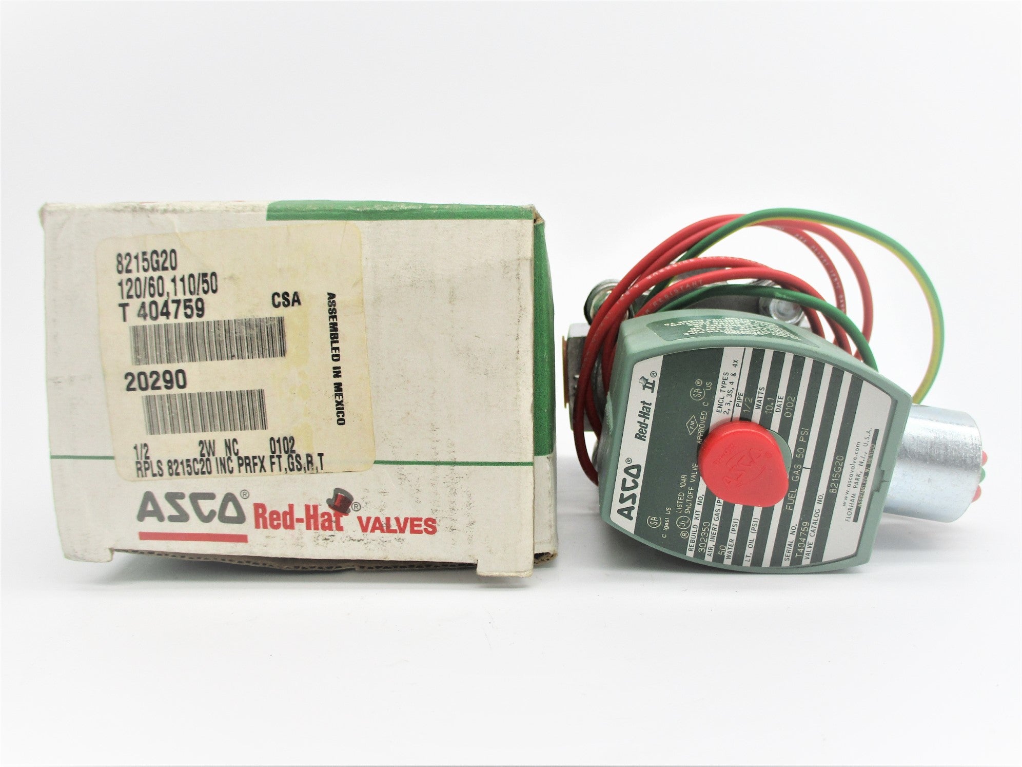 ASCO 8215G20 110/120V 50PSI NSMP
