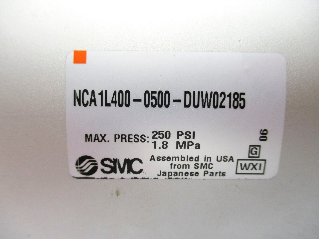 SMC NCA1L400-0500-DUW02185 250PSI NSNP