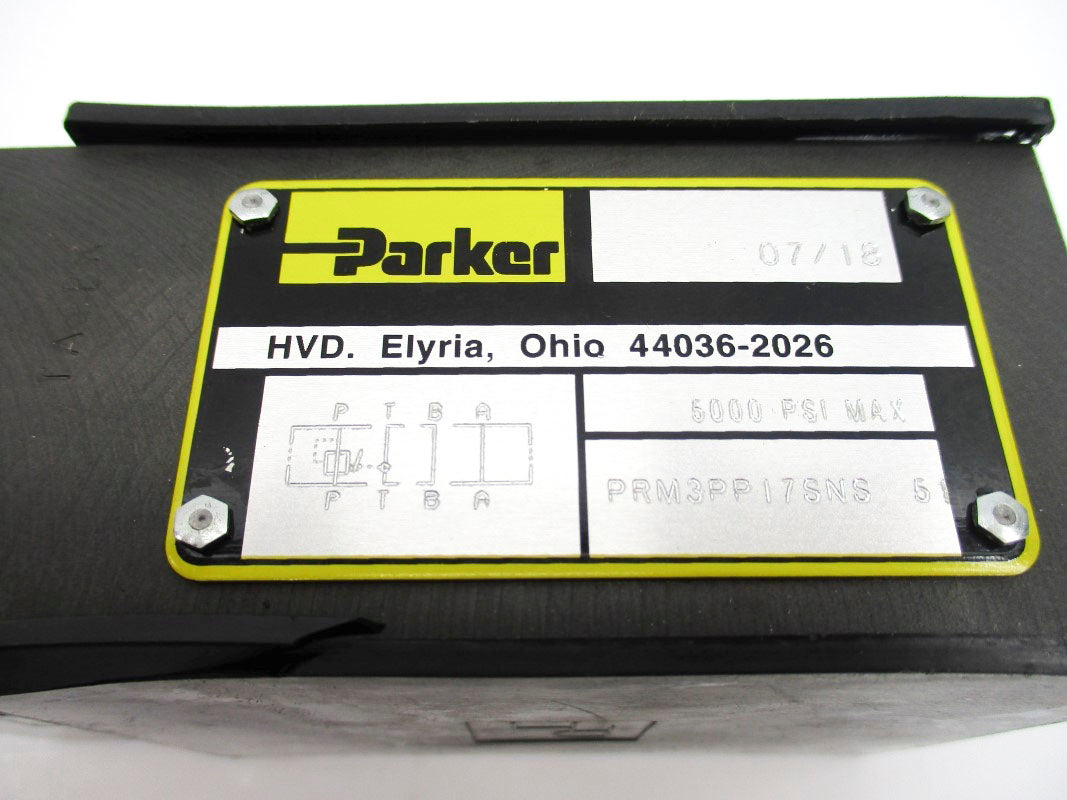PARKER PRM3PP17SNS 5000PSI NSMP