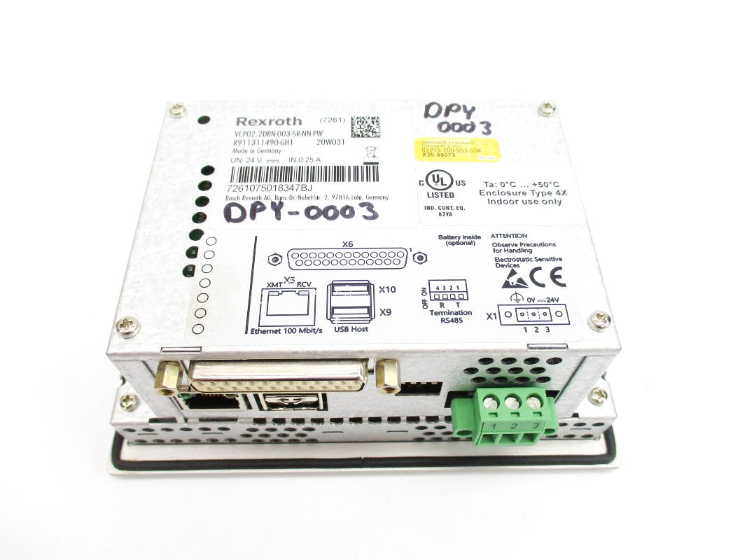 REXROTH VCP02.2DRN-003-SR-NN-PW R911311490-GH1 24V 0.25A NSMP