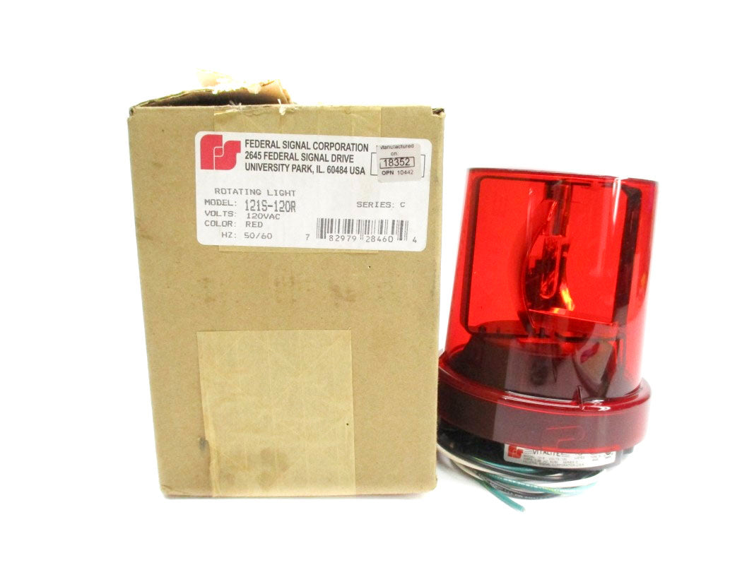 FEDERAL SIGNAL 121S-120R SER. C 120VAC 0.36A NSMP