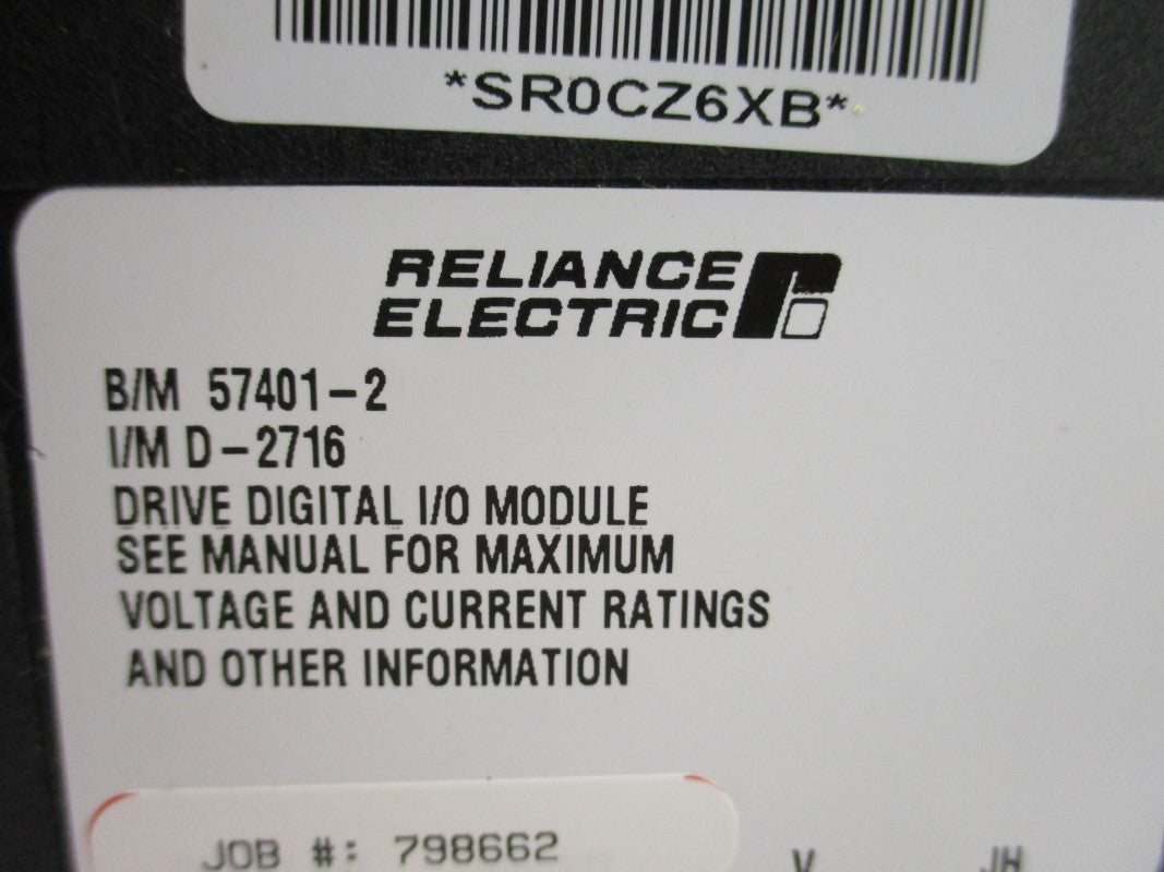 RELIANCE ELECTRIC 57401-2 UNMP