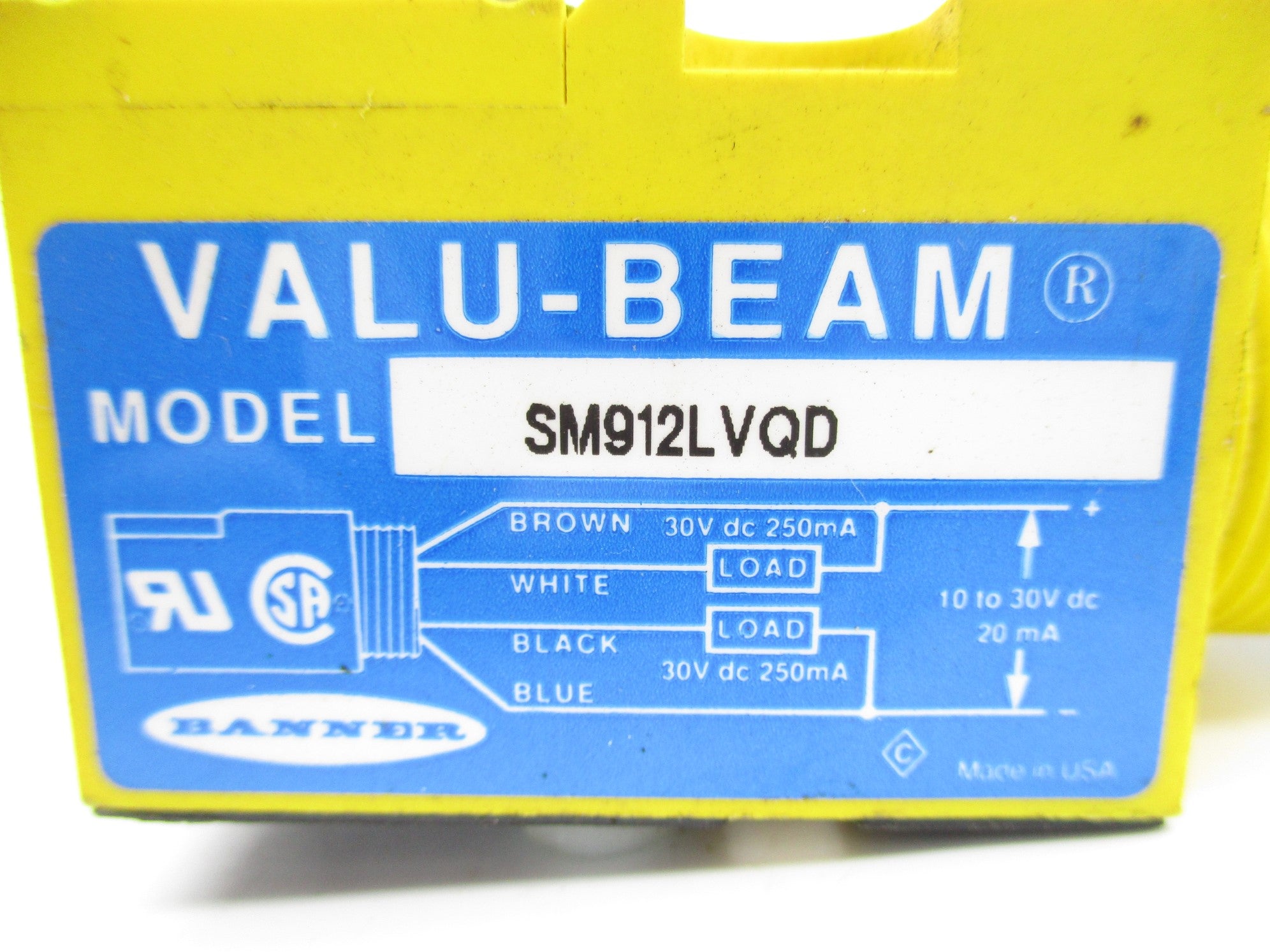 BANNER ENGINEERING SM912LVQD NSNP