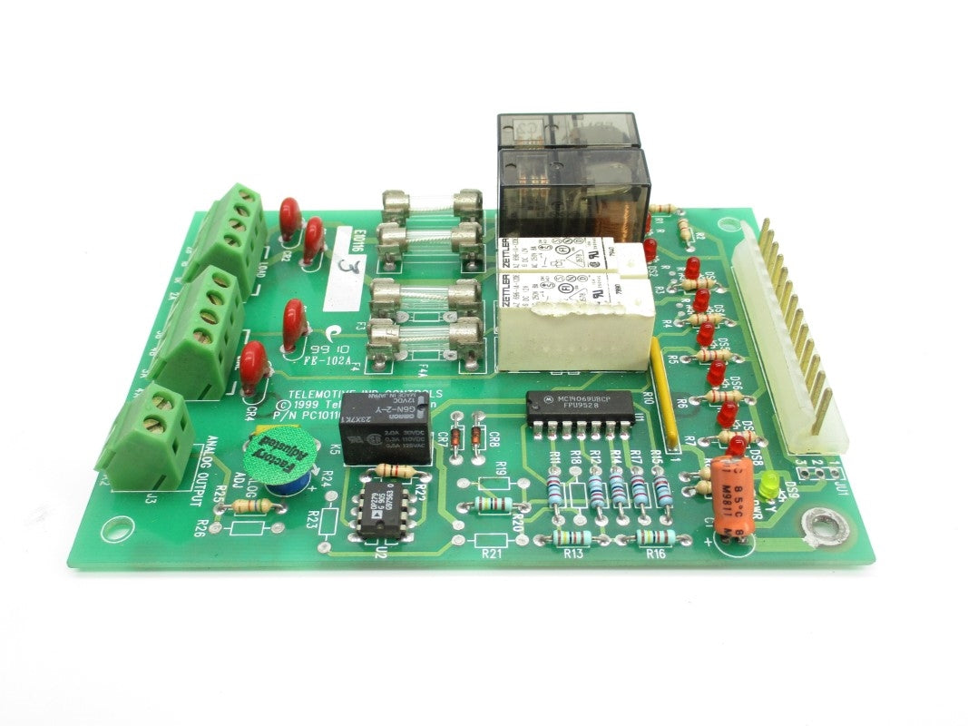 TELEMOTIVE CONTROLS PC10116-0 REV. B UNMP