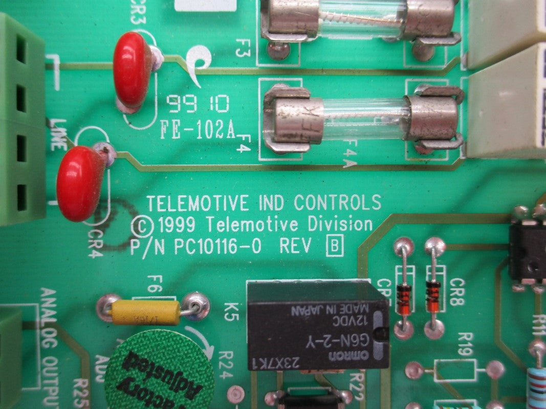 TELEMOTIVE CONTROLS PC10116-0 REV. B UNMP