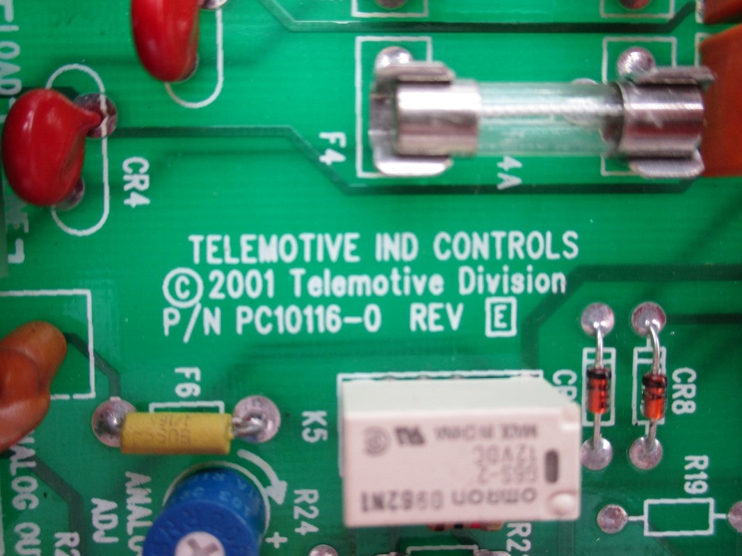 TELEMOTIVE CONTROLS PC10116-0 REV. E UNMP