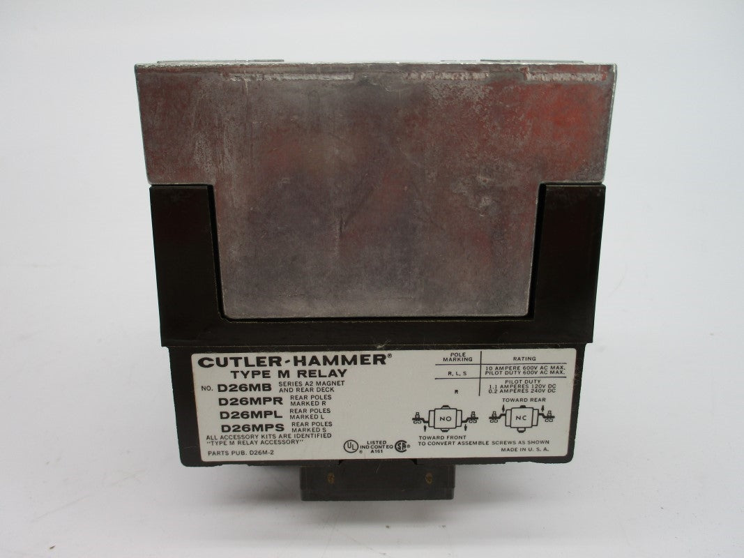 CUTLER HAMMER D26MBA SER. A2 120VAC 10A NSMP