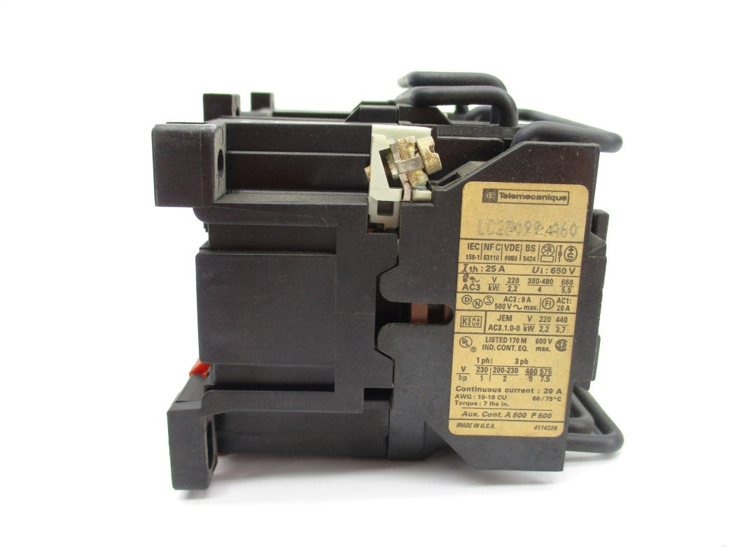 TELEMECANIQUE LC2D254FA60 110/120V 25A NSMP