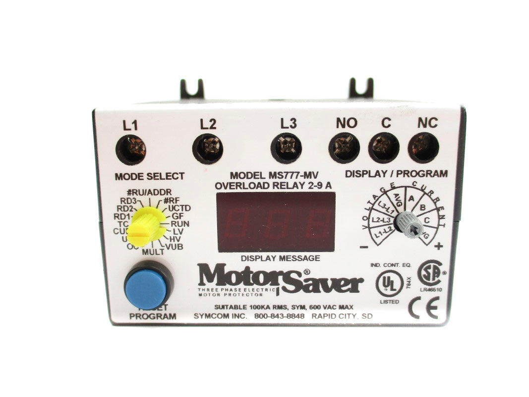 MOTOR SAVER MS777-MV 115-230VAC 2-9A NSNP
