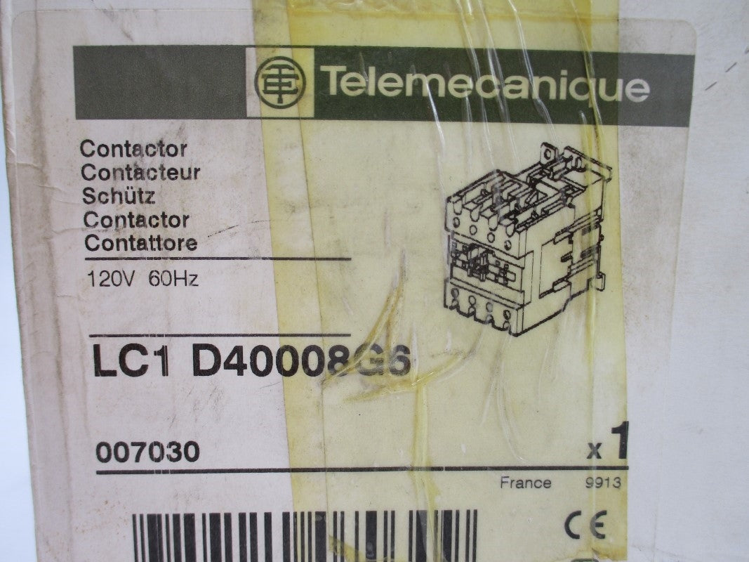 TELEMECANIQUE LC1D40008G6 120V NSMP
