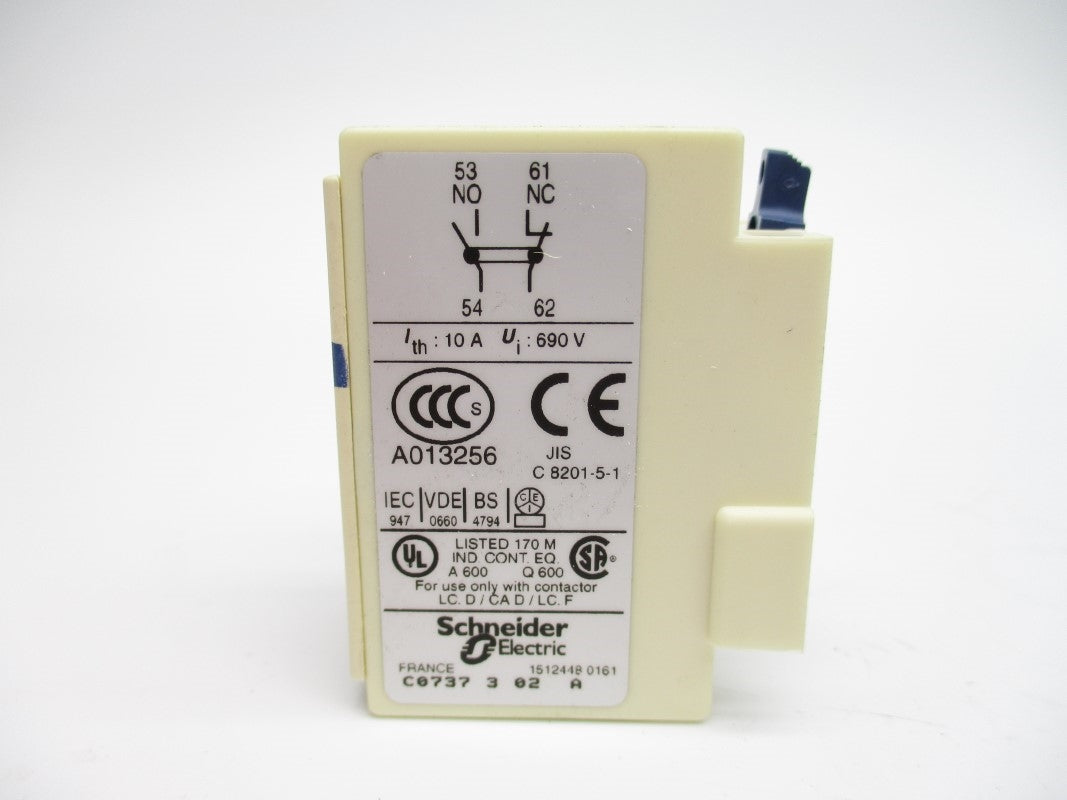 TELEMECANIQUE LADN11 690V 10A NSNP