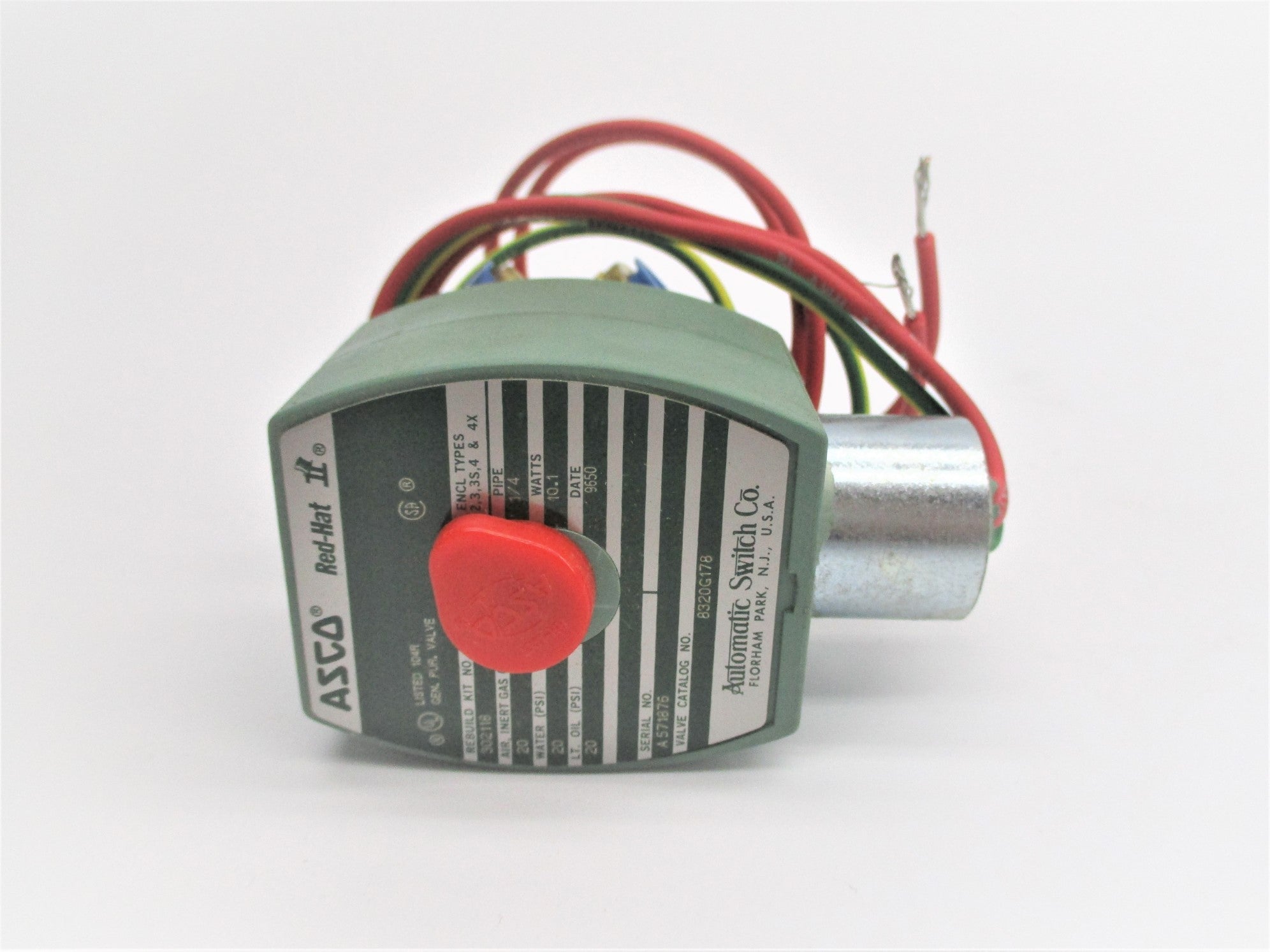 ASCO 8320G178 110/120V 20PSI NSNP