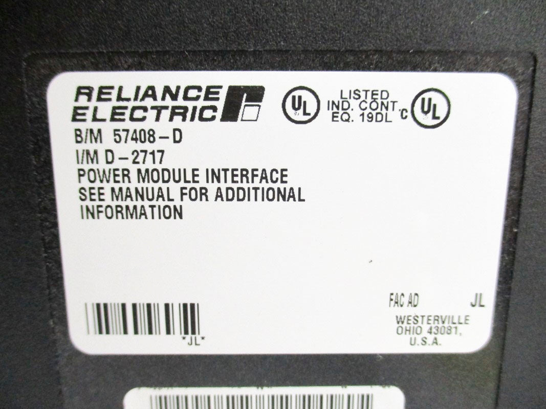 RELIANCE ELECTRIC 57408-D UNMP