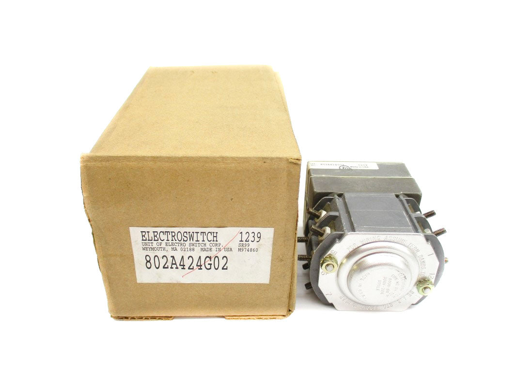 ELECTROSWITCH 802A424G02 600VAC 8A NSMP