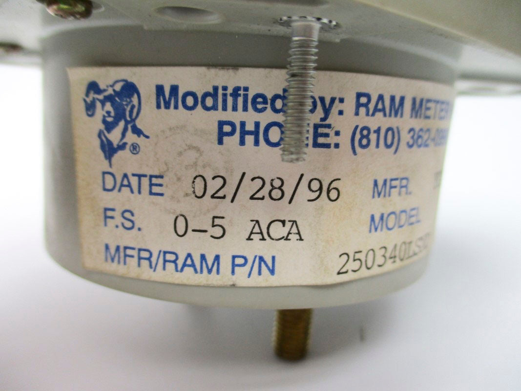 RAM METER 250340LSND 0-5ACA NSNP