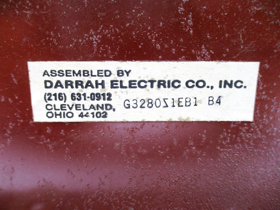 DARRAH ELECTRIC G3280Z1EB1B4 UNMP