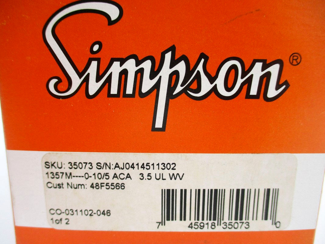 SIMPSON 35073 0-10ACA NSMP