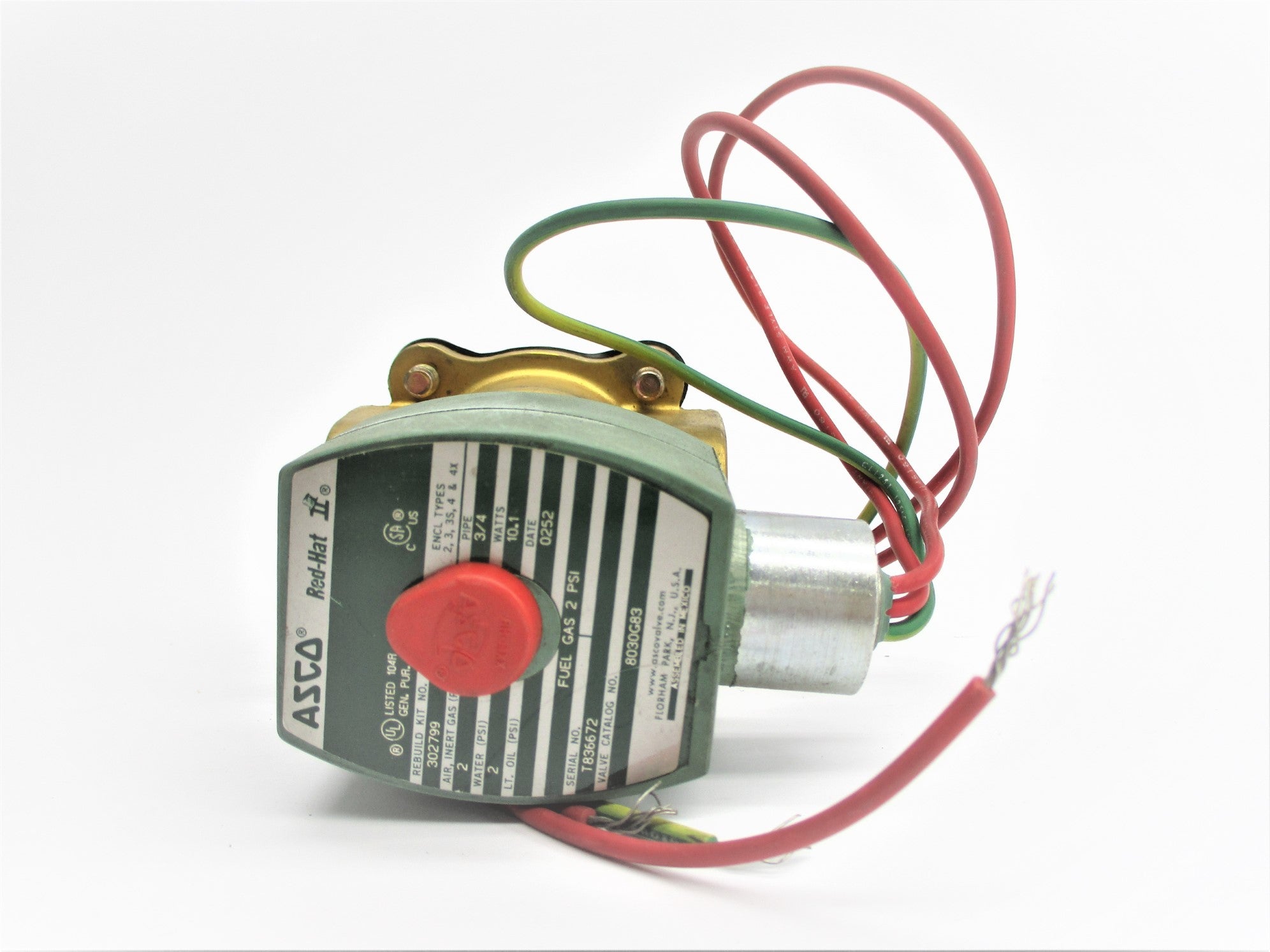ASCO 8030G83 2PSI 120/60 110/50 NSNP
