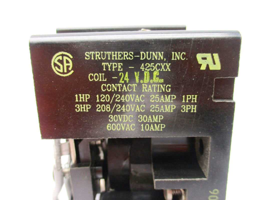 STRUTHERS-DUNN 425CXX 24VDC 25A NSNP