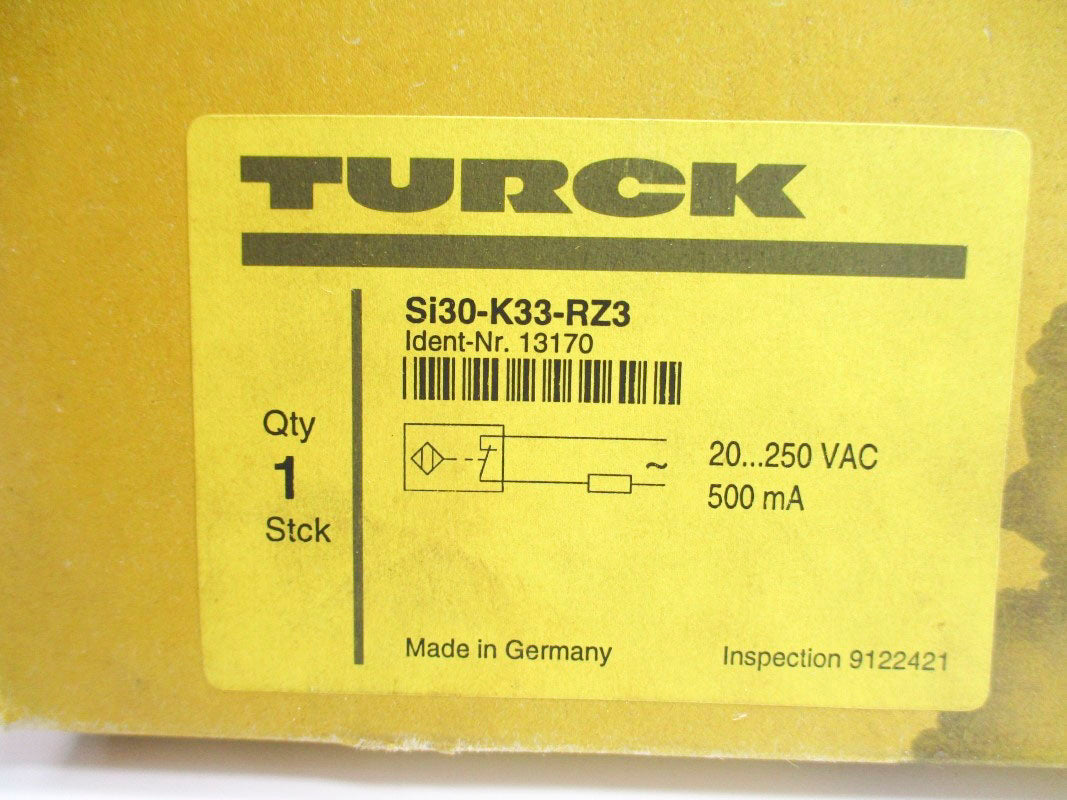 TURCK SI30-K33-RZ3 13170 20-250VAC 8A NSMP