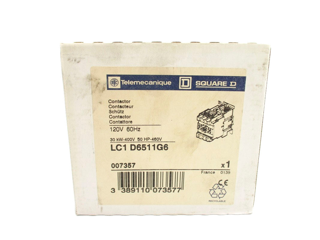 TELEMECANIQUE LC1D6511G6 120V NSFS