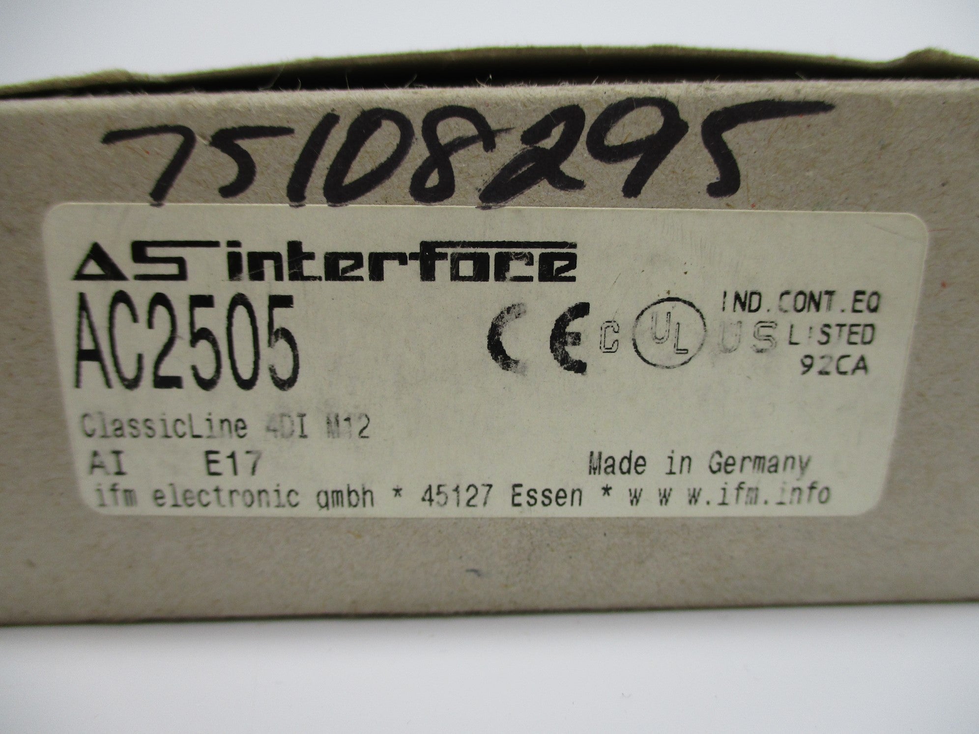 IFM EFECTOR AC2505 NSMP