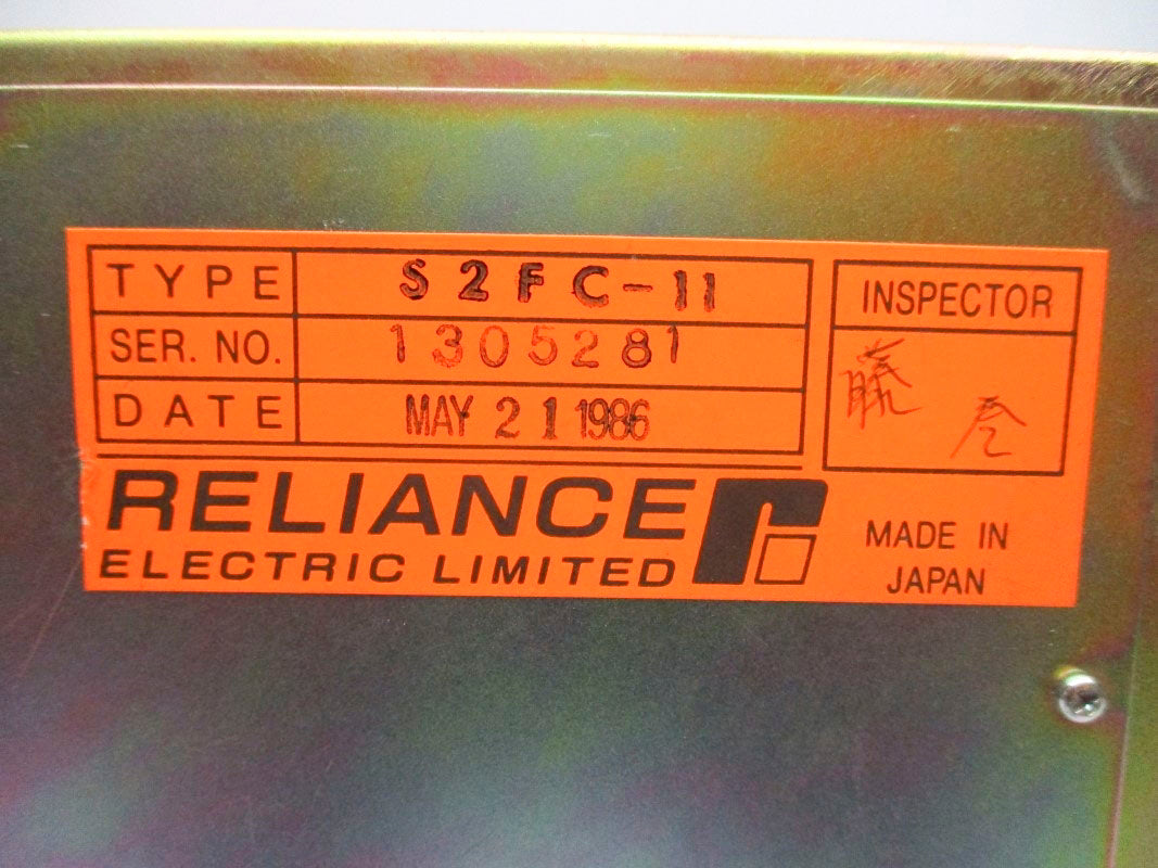 RELIANCE ELECTRIC S2FC-11 UNMP
