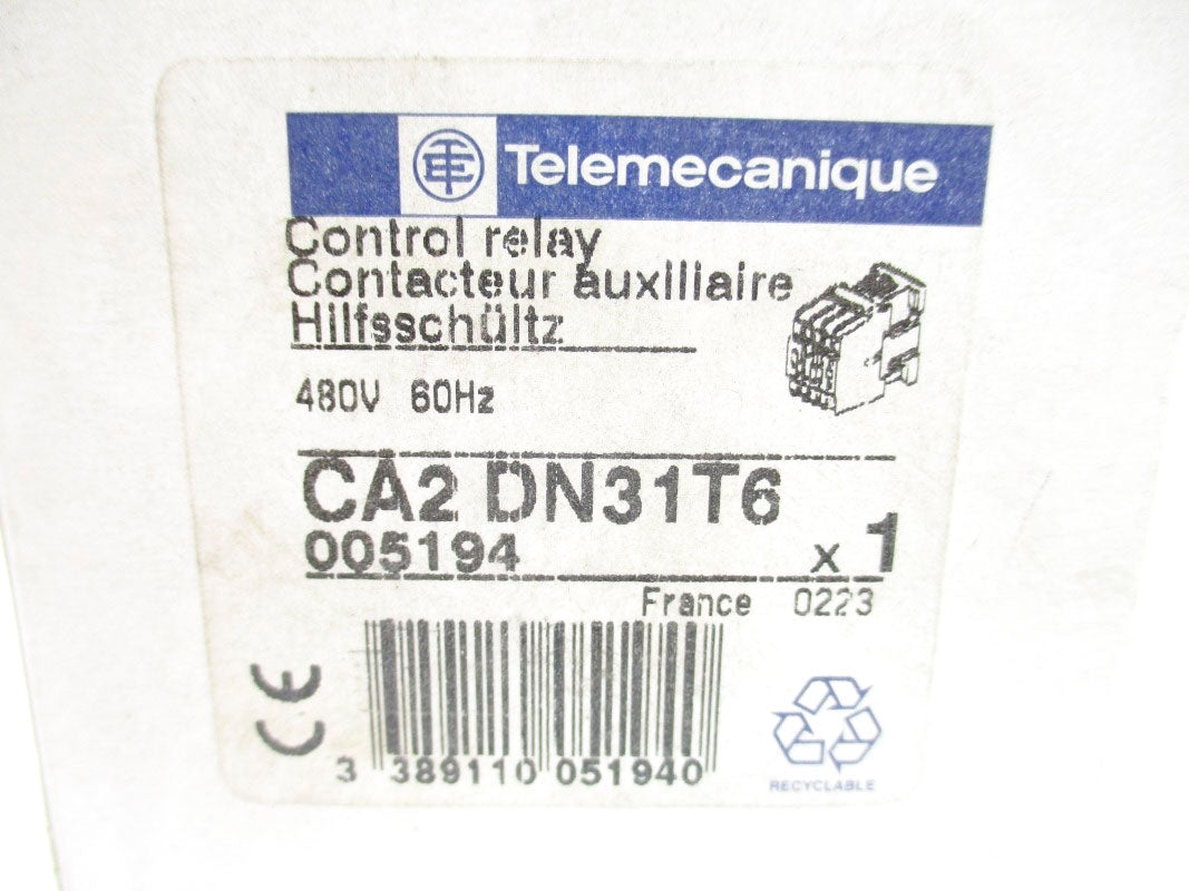 TELEMECANIQUE CA2DN31T6 480V NSMP