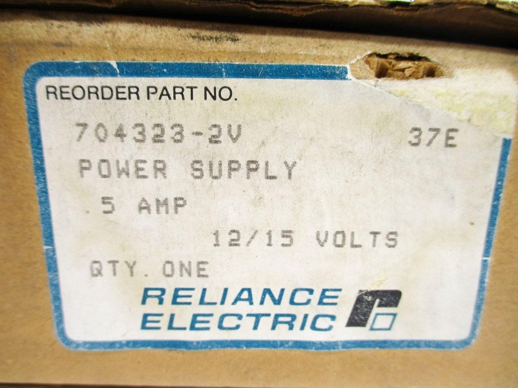 RELIANCE ELECTRIC 704323-2V 12/15V .5A NSMP