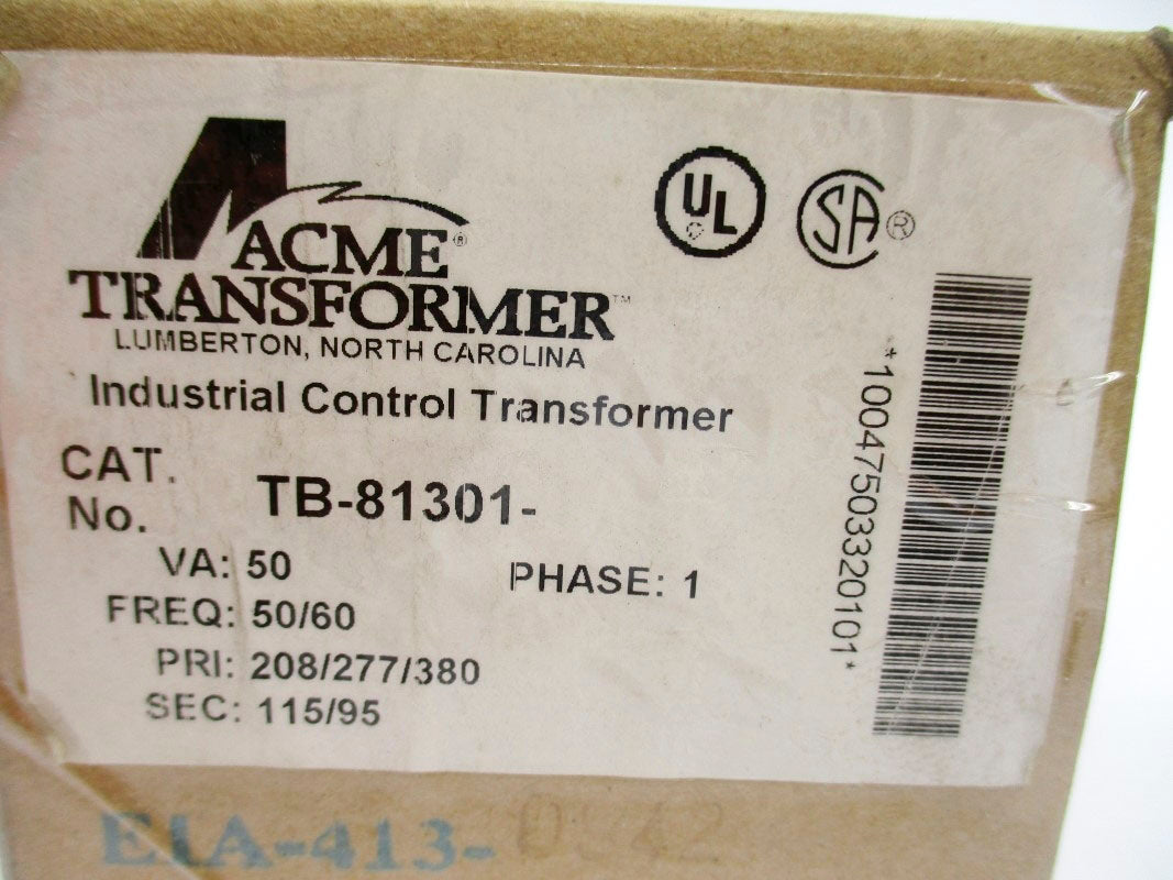 ACME TRANSFORMER TB-81301 380V 50VA NSMP