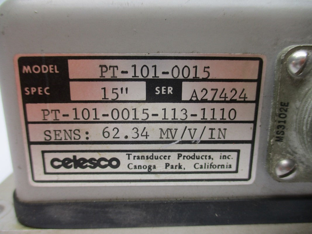 CELESCO PT-101-0015-113-1110 PT-101-0015 UNMP