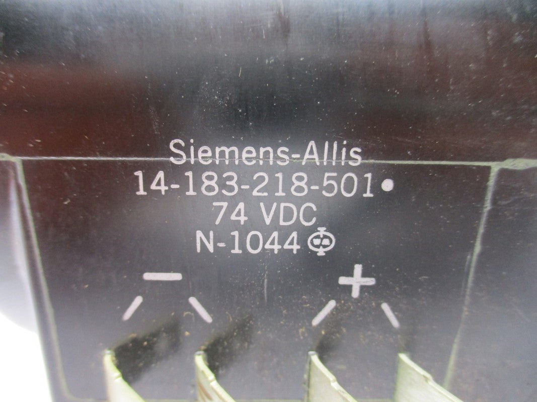 SIEMENS 14-183-218-501 74VDC NSNP