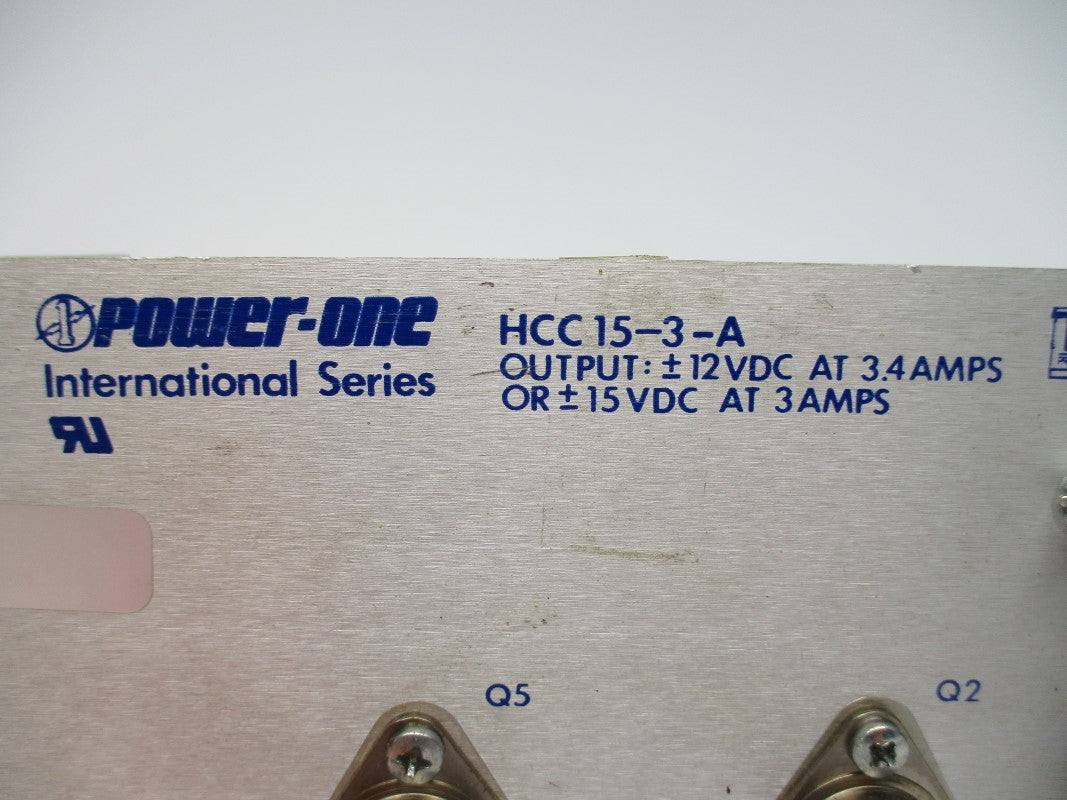 POWER-ONE HCC15-3-A 12VDC 3.4A UNMP