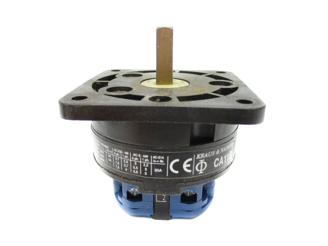 KRAUS&NAIMER CA11B 600VAC 20A (AS PICTURED) NSNP