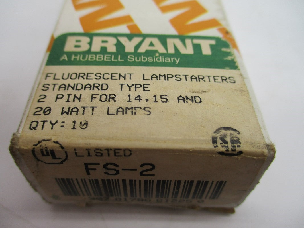 BRYANT FS-2 (PKG OF 10) NSMP