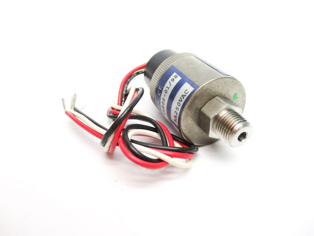 WHITMAN CONTROLS P117G-10N-K52L 250VAC 5A 5PSI NSNP