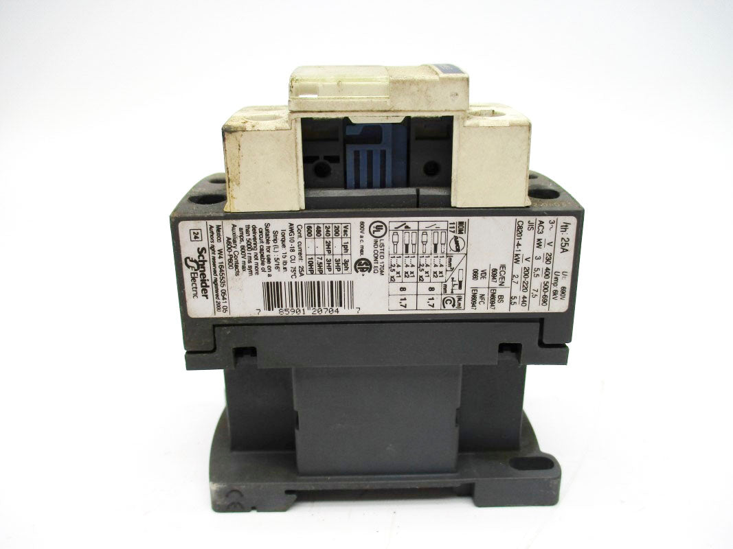 TELEMECANIQUE LC1D12G7 120V 25A UNMP