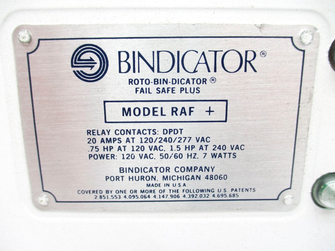 BINDICATOR RAF+ 277VAC 20A UNMP