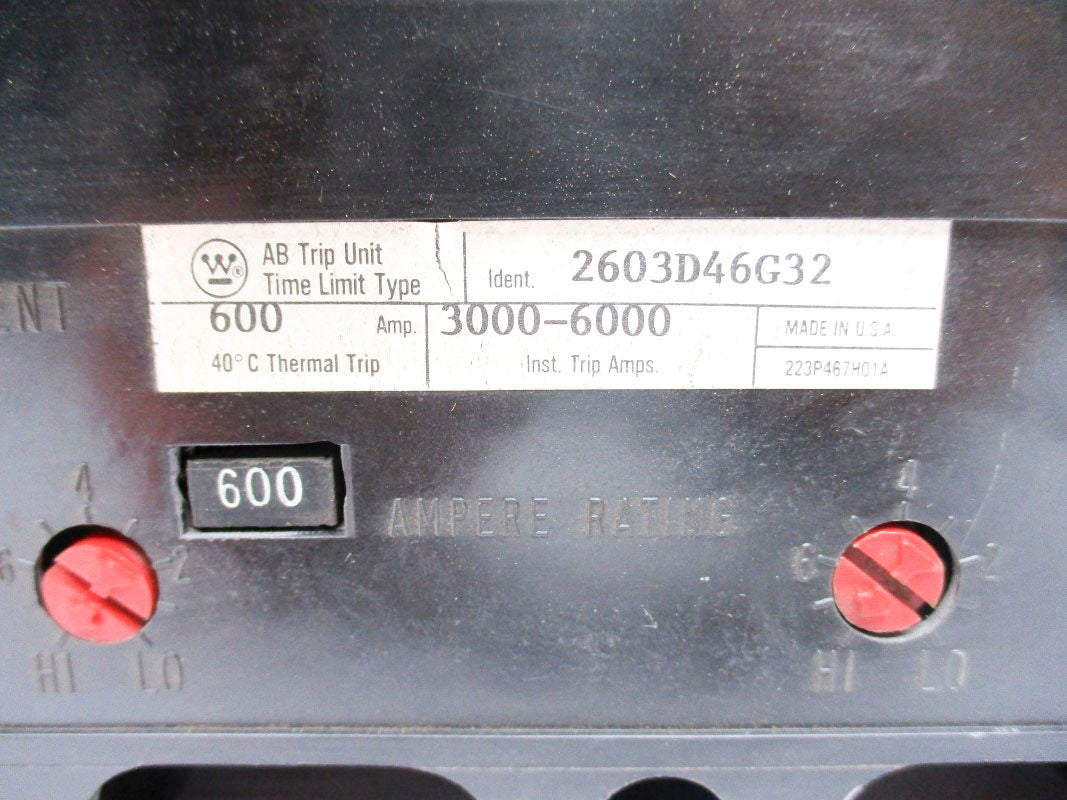 WESTINGHOUSE LA3600 600VAC 600A NSNP