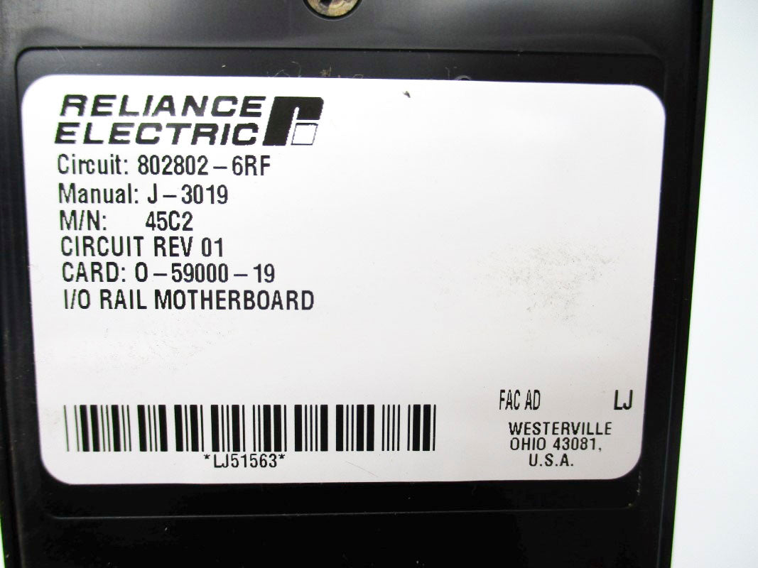 RELIANCE ELECTRIC 802802-6RF 45C2 NSNP