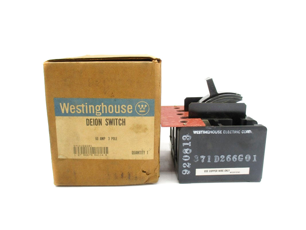 WESTINGHOUSE 371D266G01 60A NSMP