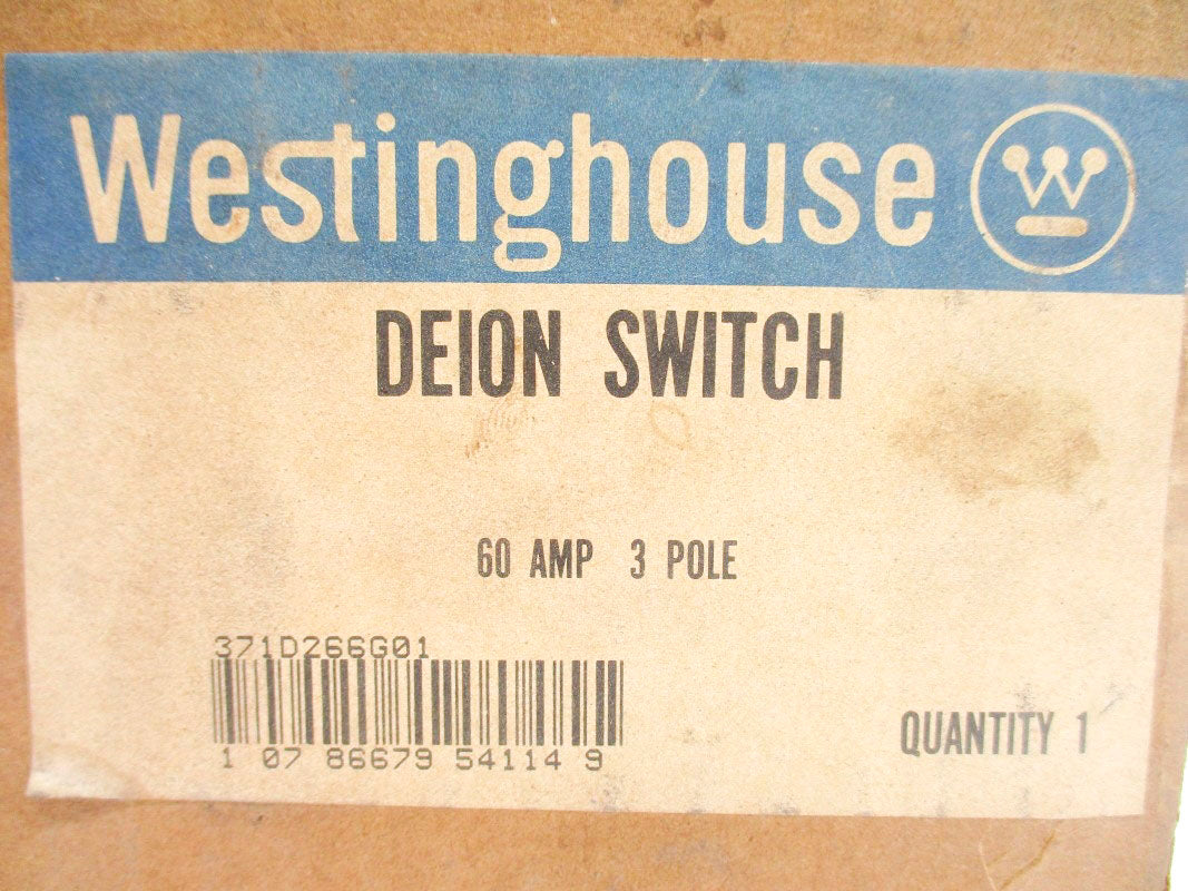 WESTINGHOUSE 371D266G01 60A NSMP