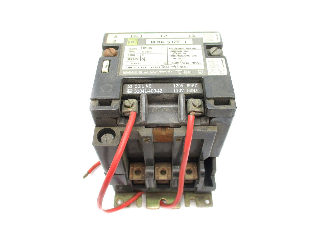 SQUARE D 8536SCO3V02 SER. A 110/120V (AS PICTURED) UNMP