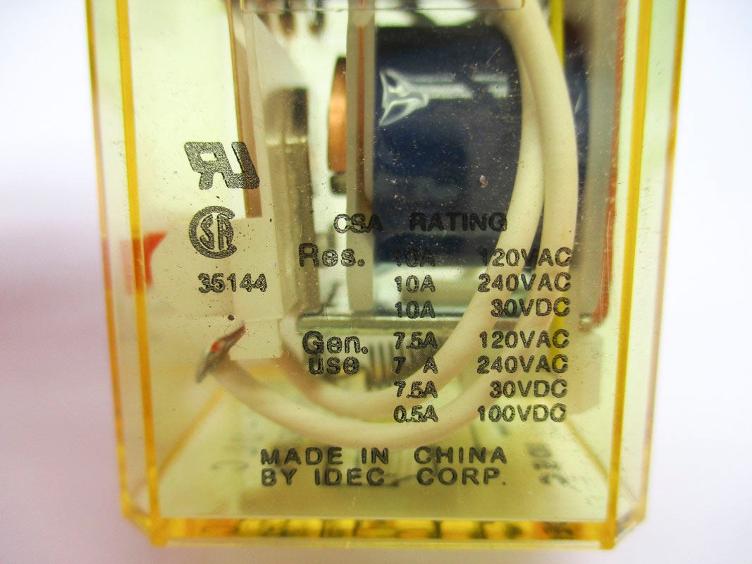 IDEC RR3B-ULC 120VAC 10A UNMP