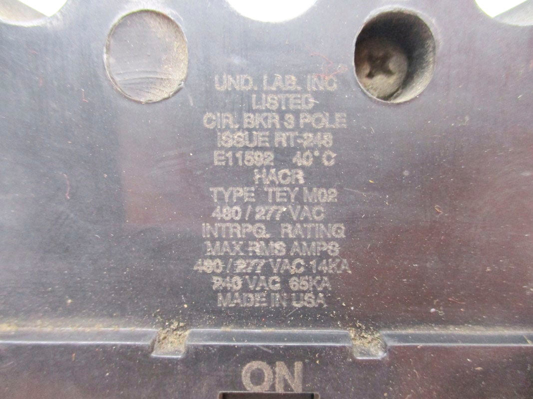 GENERAL ELECTRIC TEY340 480VAC 40A UNMP