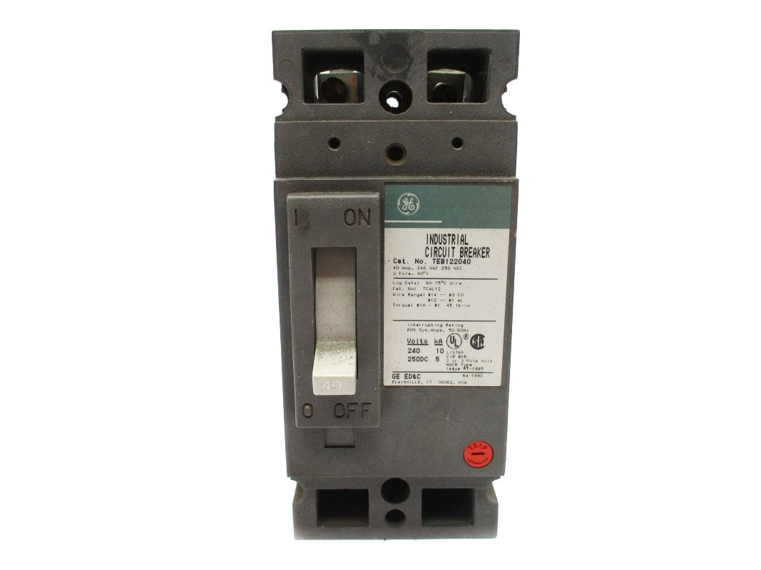 GENERAL ELECTRIC TEB122040 240VAC 40A (GREEN) UNMP